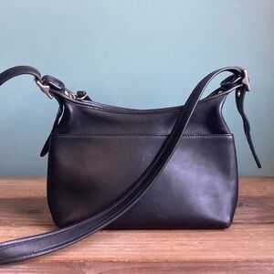 Black Vintage Coach Legacy Small Pocket Zip Bag 9136 Costa Rica